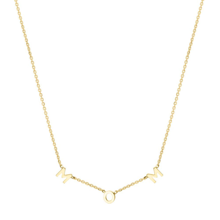 10K ""Mom"" Necklace
